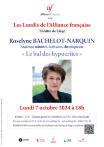 Roselyne BACHELOT à Liège le 7 octobre prochain